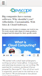 Mobile Screenshot of devscapesoftware.com